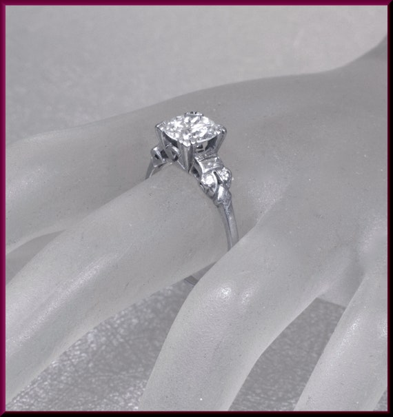Art Deco Engagement Ring Antique Engagement Ring … - image 5