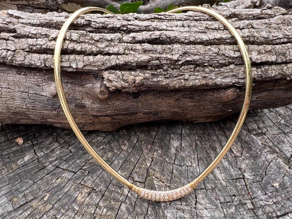 Diamond Omega Chain, Gold Omega Chain, Chunky Gol… - image 4