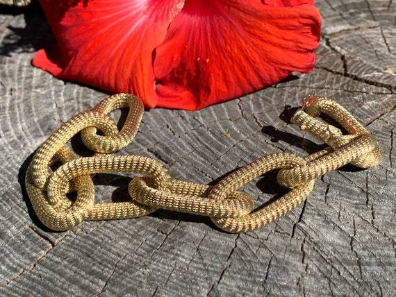 Wide Gold Bracelet, Chunky Wide Gold Bracelet, Ova