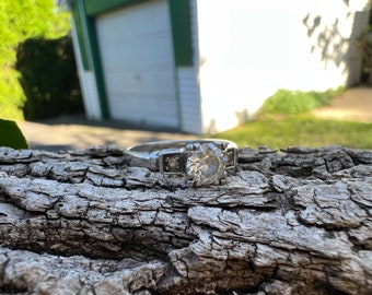 Art Deco Engagement Ring, Deco Engagement Ring, Alternative Ring,