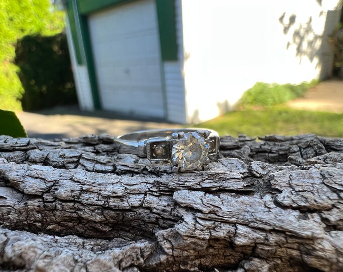 Art Deco Engagement Ring, Deco Engagement Ring, Alternative Ring,
