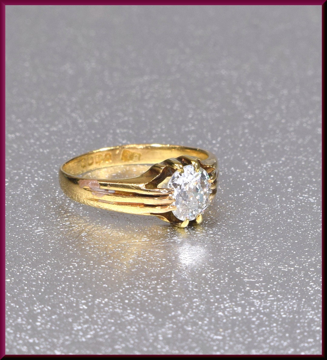 Victorian Engagement Ring Alternative Engagement Ring - Etsy