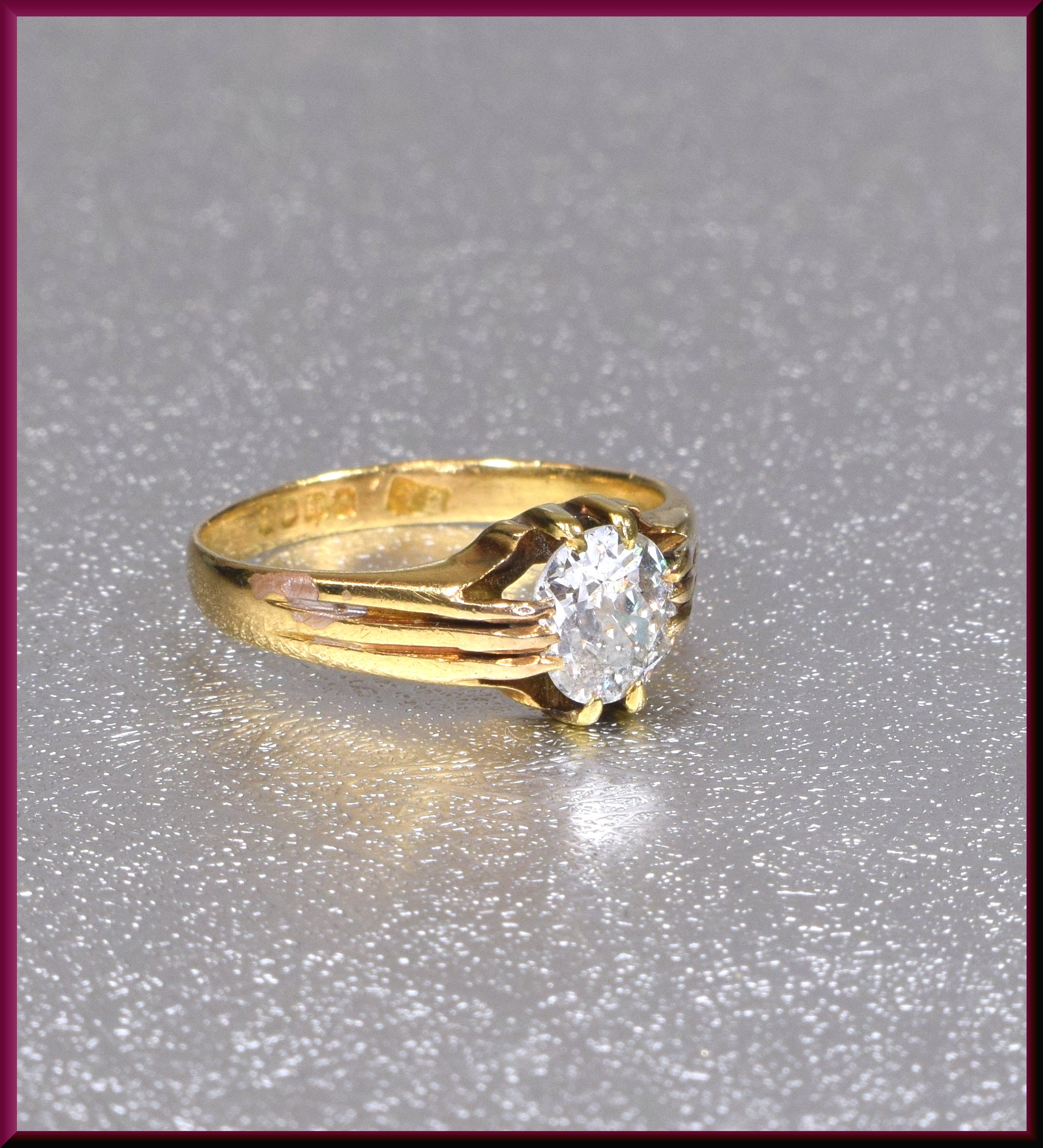 Single Stone V Ring | Single stone, Jewelry online shopping, Ring sizes  chart
