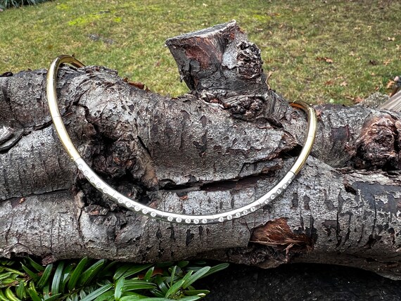 Gold Diamond Choker, Omega Choker, Omega Diamond … - image 2