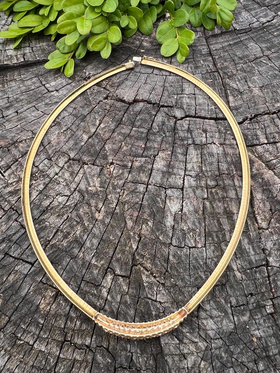 Diamond Omega Chain, Gold Omega Chain, Chunky Gol… - image 6