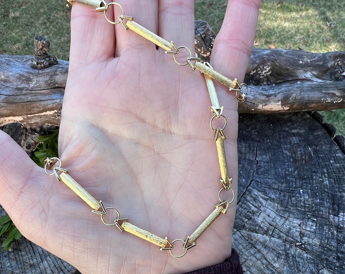 Yellow Gold Chain, Wide Gold Chain, Long Gold Chain, Thick Gold Chain, Bold Gold Chain, Oval Link Chain