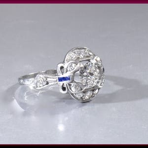 Art Deco Engagement Ring, Antique Engagement Ring, Alternative Engagement Ring, 1920&#39;s Engagement Ring