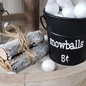 Christmas Tiered Tray Decor, Mini Wood Log Bundle, Rustic Decor, Mini Wood Logs, Tiered Tray Fillers, Farmhouse Christmas Decor