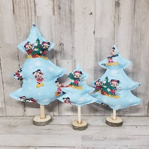Christmas Mickey and Minnie Decor / Christmas Disney Inspired Decor / Disney Inspired Tiered Tray / Mickey Decor / Minnie Decor
