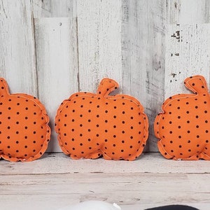 Farmhouse Fabric Pumpkins /Fall Pumpkin Decor / Fall Bowl Filler / Halloween Decor / Fall Tiered Tray Decor / Halloween Bowl Filler