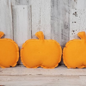 Farmhouse Fabric Pumpkins /Fall Pumpkin Decor / Fall Bowl Filler / Halloween Decor / Fall Tiered Tray Decor / Halloween Bowl Filler