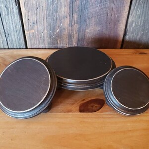 Black Wood Riser, Rustic Wood Riser, Farmhouse Wood Riser, Neutral ...