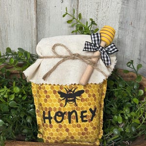 Honey Bee Tiered Tray / Honey Bee Decor / Honey Decor /Bee Tier Tray / Farmhouse Kitchen / Tier Tray Pillow / Bee Decor / Tiered Tray Filler