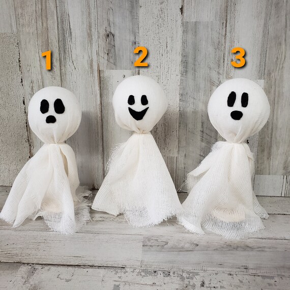 ASPMIZ Halloween Deko Set Für Drinnen – Geister, Holzlaster & Sarg-Schilder | Rustikale Tischdeko Für Sideboard, Regal & Mehr