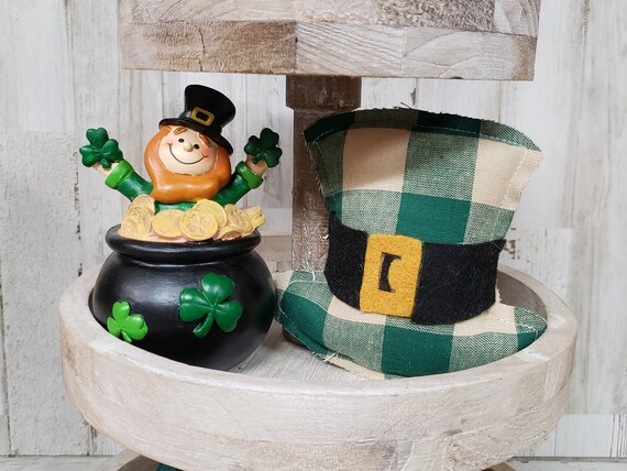 Leprechaun Hat Bowl Filler St Patrick s Day Decor Irish Decor St. Patricks Day Tiered Tray Green Decor St Patty s Day Decor Etsy