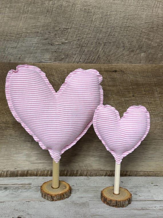 rosy heart logo stripe basic shirt