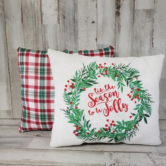 Christmas Throw Pillows, Set of 2