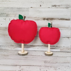 Stof Apple Mantel Decor / Apple Tiered Tray Decor / Coffee Bar Decor / Farmhouse Fall Decor / Apple Decor / Fall Mantel Decor