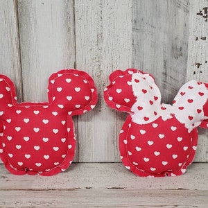 Valentine Mickey and Minnie Decor / Valentine Disney Inspired Decor / Disney Inspired Tiered Tray / Mickey Decor / Minnie Decor