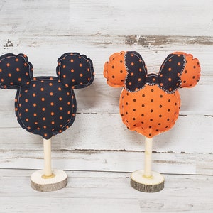 Halloween Mickey and Minnie Decor / Halloween Disney Inspired Decor / Disney Inspired Tiered Tray / Mickey Decor / Minnie Decor / Fall Decor