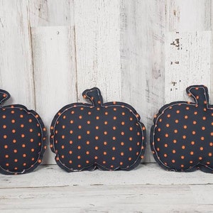 Farmhouse Fabric Pumpkins /Fall Pumpkin Decor / Fall Bowl Filler / Halloween Decor / Fall Tiered Tray Decor / Halloween Bowl Filler
