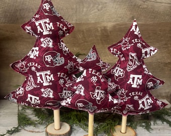 Árboles de Navidad de fútbol americano / Decoración de Texas A&M / Decoración navideña / Decoración de Georgia / Decoración de fútbol americano universitario