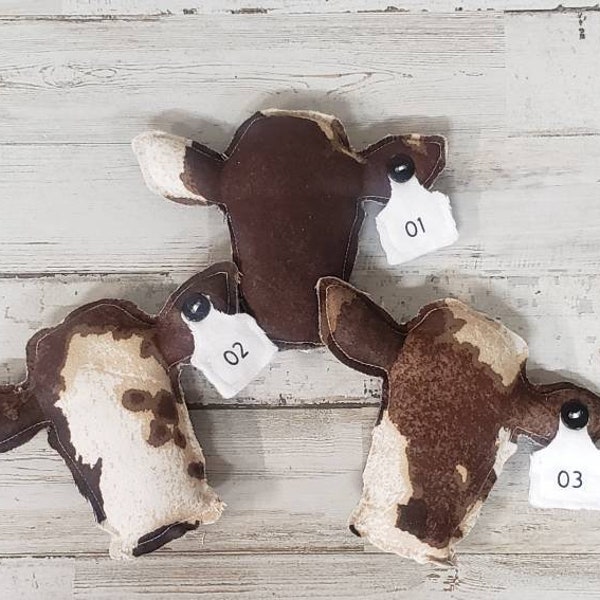Kuh Schüsselfüller / Bauernhof Tiered Tablett / Tierisches Tablett / Kuh Tiered Tablett Dekor / Kuh Dekor / Bauernhaus Füller / Stoff Kuh