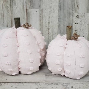 Pink Chenille Pumpkins,  Pumpkin Baby Shower Decorations, Pumpkin Girl Birthday, Fall Baby Shower