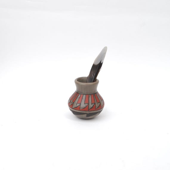 Vintage Mata Ortiz Pottery Tiny Pot
