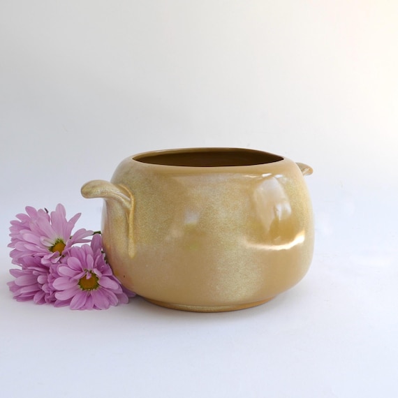 Vintage Frankoma Lazy Bones Tureen Bowl 4V