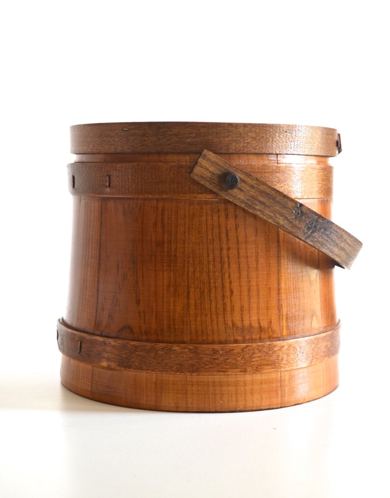 Vintage Jerywil Wooden Ice Bucket Etsy
