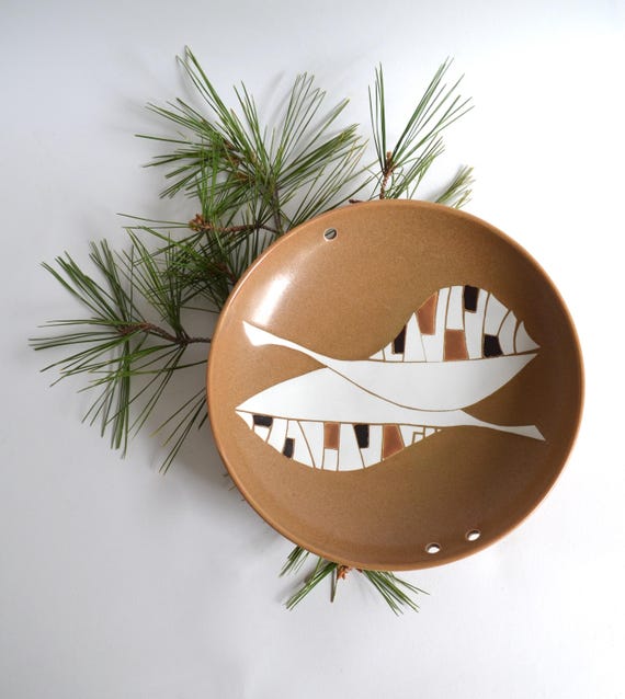 Mid Century Modern Ceramic Ramen Bowl