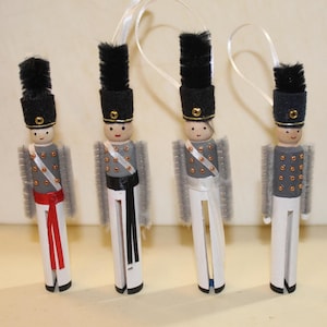 Handmade West Point Cadet Ornament: Military Christmas Tree Decoration