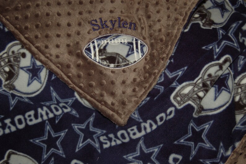 Personalized Dallas Cowboys baby blanket toddler custom made Etsy