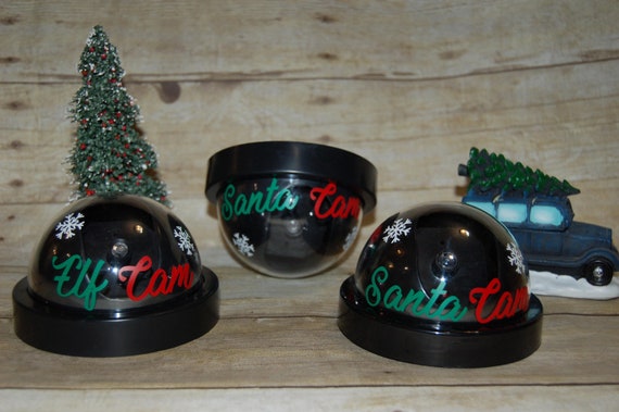 Santa Cam Custom Made And Can Be Personalized Elf Cam Ceiling Mount Or Counter Styles Available Fake Camera Surveillance Dome