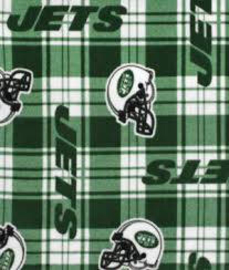 New York Jets NFL Double sided fleece baby blanket minky or Etsy