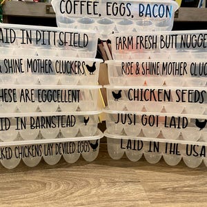 Custom Reusbale Egg Cartons
