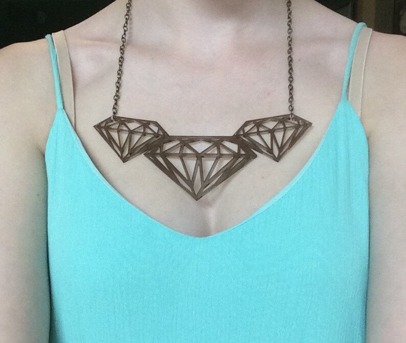 Diamond Laser-Cut Jewelry Set