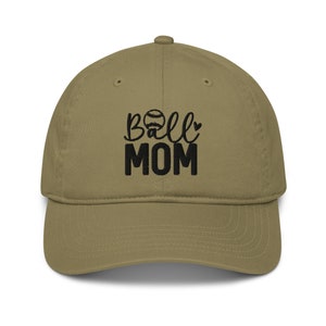 Organic hat, Baseball Cap, Mom Cap, Baseball Mom Hat, Softball Mom Cap, Mother Gift, Gift for Mom.