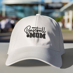 Organic hat, Ball Cap, Gift for Mom, Mothers Day Gift, Baseball Cap, Embroidered Hat, Mom Baseball Hat, Mom Softball Hat