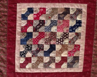 Bow Tie Quilt Pattern, Foundation Piecing (Digital Pattern)