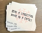 Printable Christmas Advent Calendar Cards: Family Holiday Activities (PDF Download)
