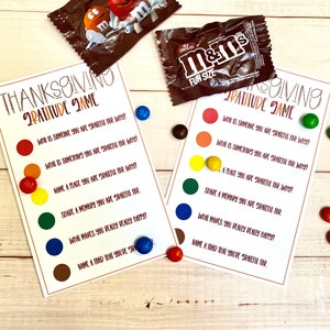 Thanksgiving Game Gratitude Game PRINTABLE Game for Kids Kids Activity ...