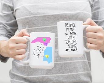 Taza de Amistad a Distancia: Diseño Personalizado por Estado