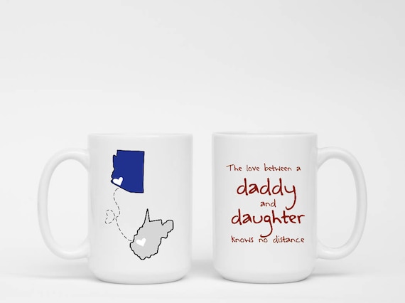 the love between father and daughter knows no distance mug