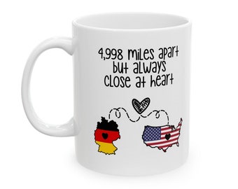 Miles Apart...but Close At Heart. Mug