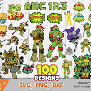 1000 Ninja Turtles Svg Bundle, Ninja Svg, Ninja Turtles Svg