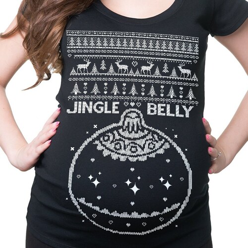 Christmas Pregnancy Tshirt Jingle Belly Funny Ugly Christmas Etsy