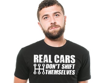 Racer camiseta funny Street Racing Muscle Car Fan Manual Transmission Camiseta
