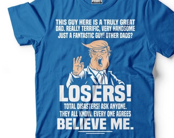 Father&#39;s Day Gift T-Shirt Funny Donald Trump 2024 Gift For Dad Father Fantastic Dad Tee Shirt